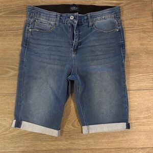 Curve Appeal Blue Jean shorts
